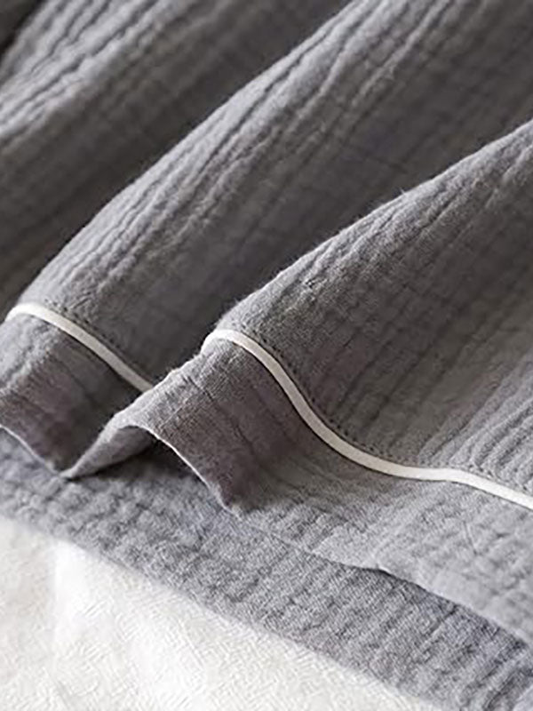 Pyjama En Coton Pour Homme Gris "Brume Matinale"