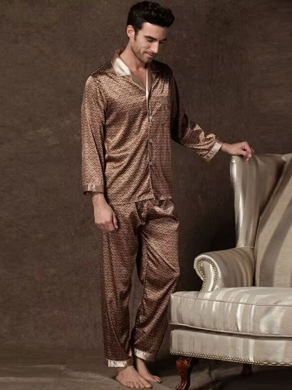 Pyjama Pour Homme Classe "Élégance Nocturne"