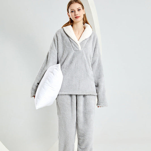 Ensemble de pyjama en molleton ultra-doux pour femme