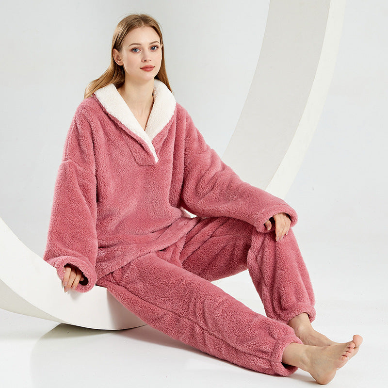 Ensemble de pyjama en molleton ultra-doux pour femme