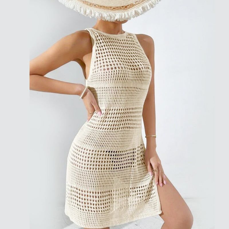 Robe de plage chic en crochet