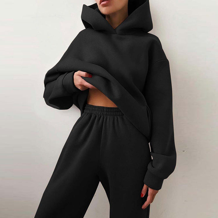 Ensemble chic à capuche et jogging pour femmes