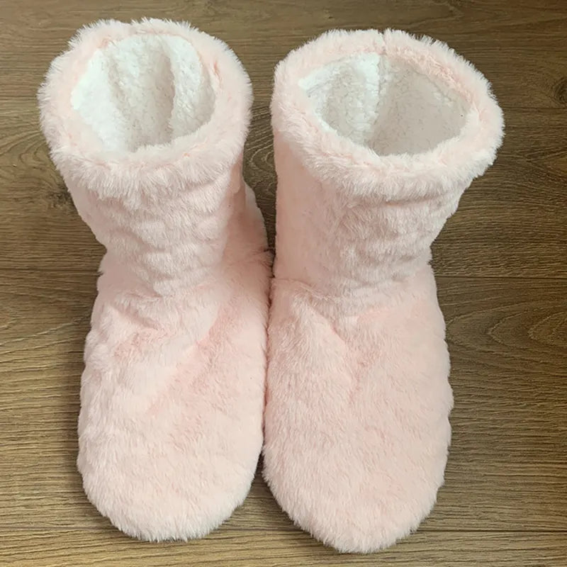 Chaussons pelucheux pour femmes