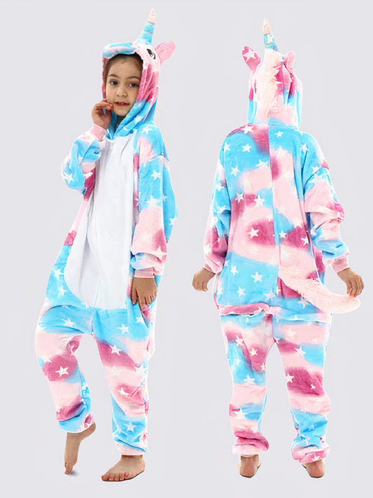 Combinaison Pyjama Fille "Licorne Féerique Étoilée"