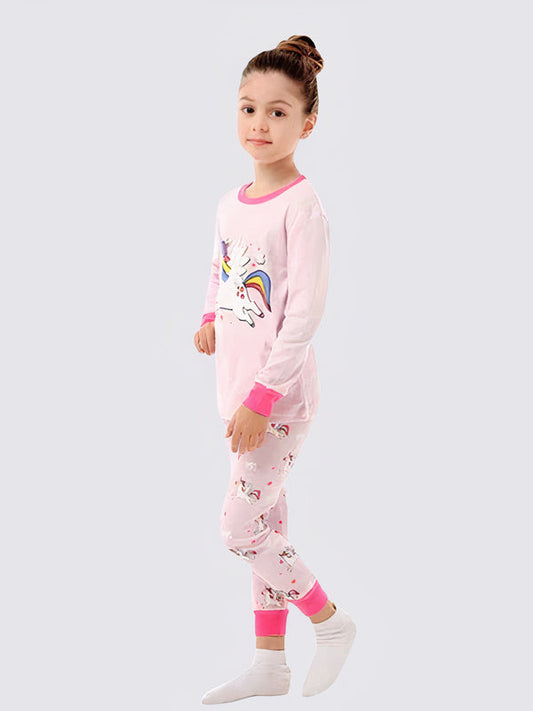 Pyjama Fille "Licorne Arc-en-Ciel"