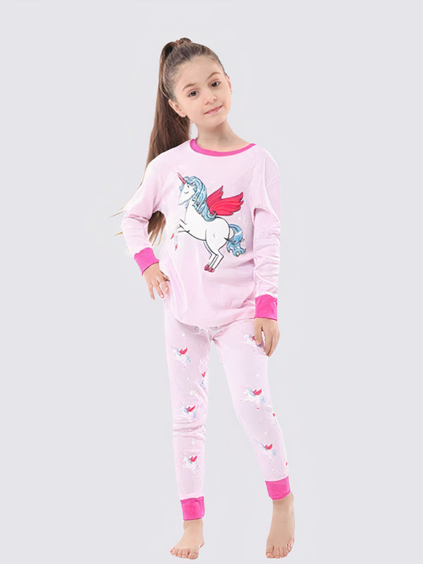 Pyjama Fille "Licorne Ailes Écarlates"