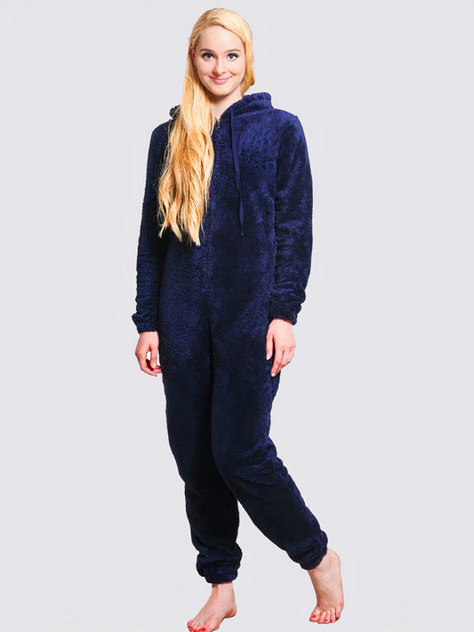 Combinaison Pyjama Pour Femme "Bleu Marine"