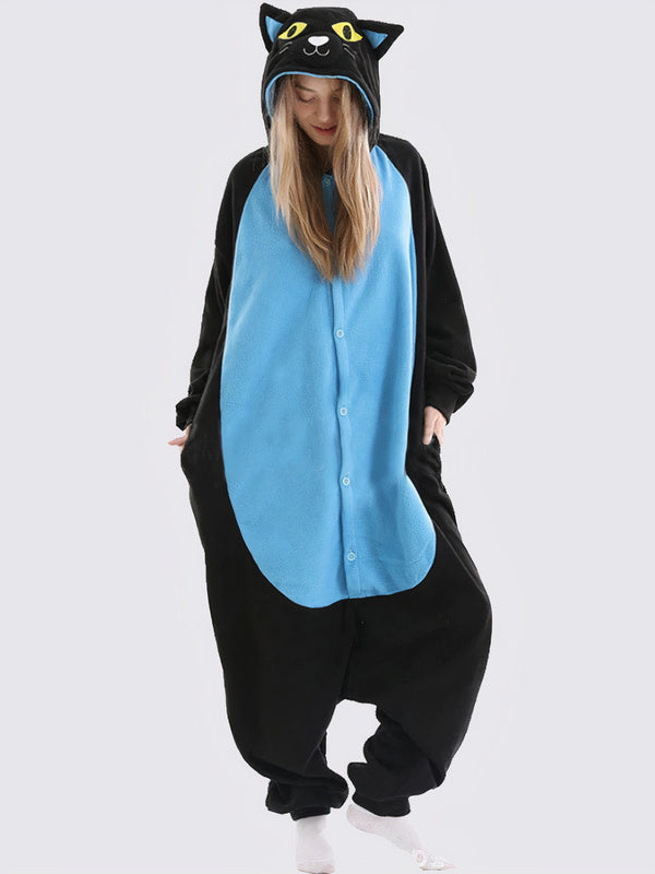 Combinaison Pyjama Pour Femme "Chat Nocturne"