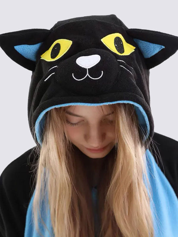 Combinaison Pyjama Pour Femme "Chat Nocturne"