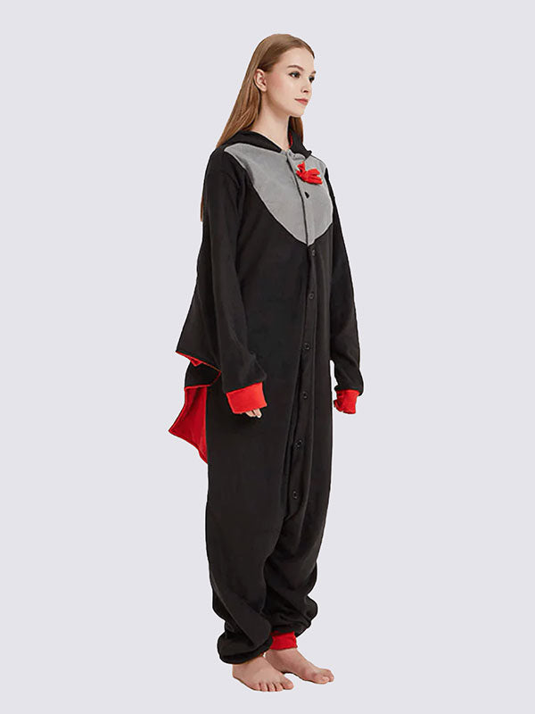 Combinaison Pyjama Pour Femme "Chauve Souris Rouge"