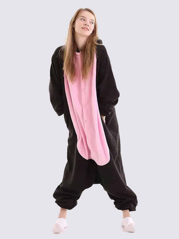 Combinaison Pyjama Pour Femme "Cochon Noir"