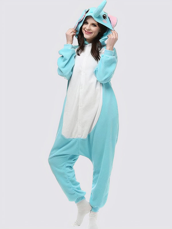 Combinaison Pyjama Pour Femme "Éléphant Bleu"