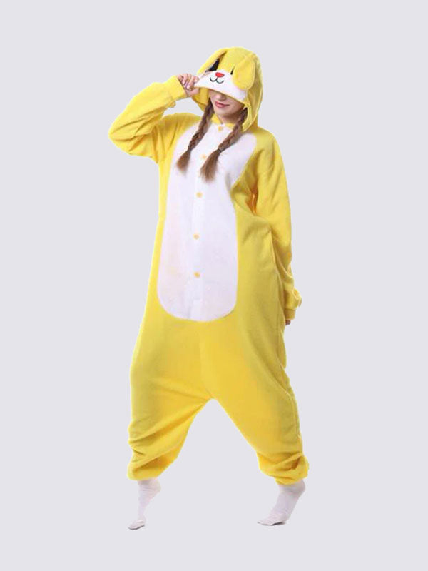 Combinaison Pyjama Pour Femme "Lapin Jaune"