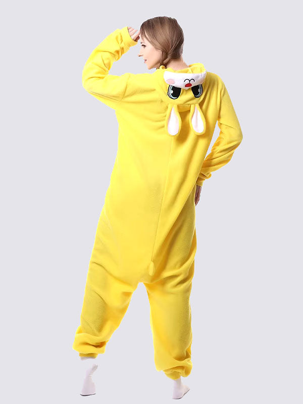 Combinaison Pyjama Pour Femme "Lapin Jaune"