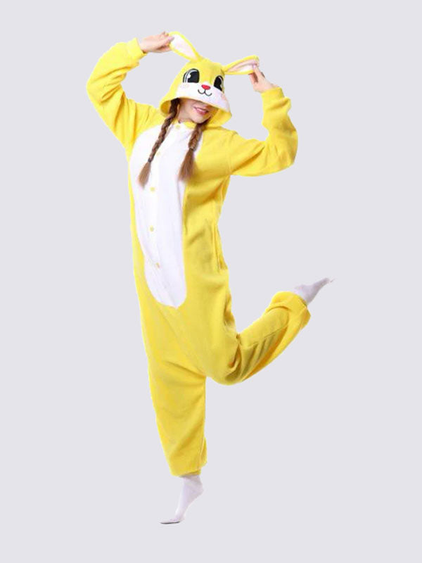 Combinaison Pyjama Pour Femme "Lapin Jaune"