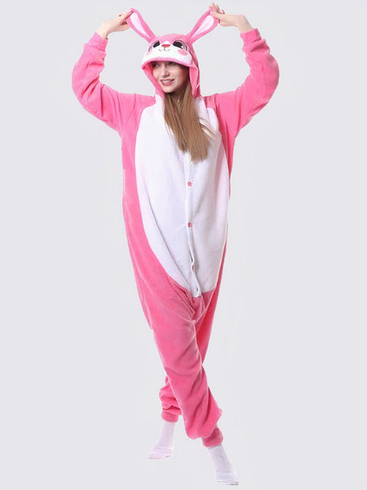 Combinaison Pyjama Pour Femme "Lapin Rose"