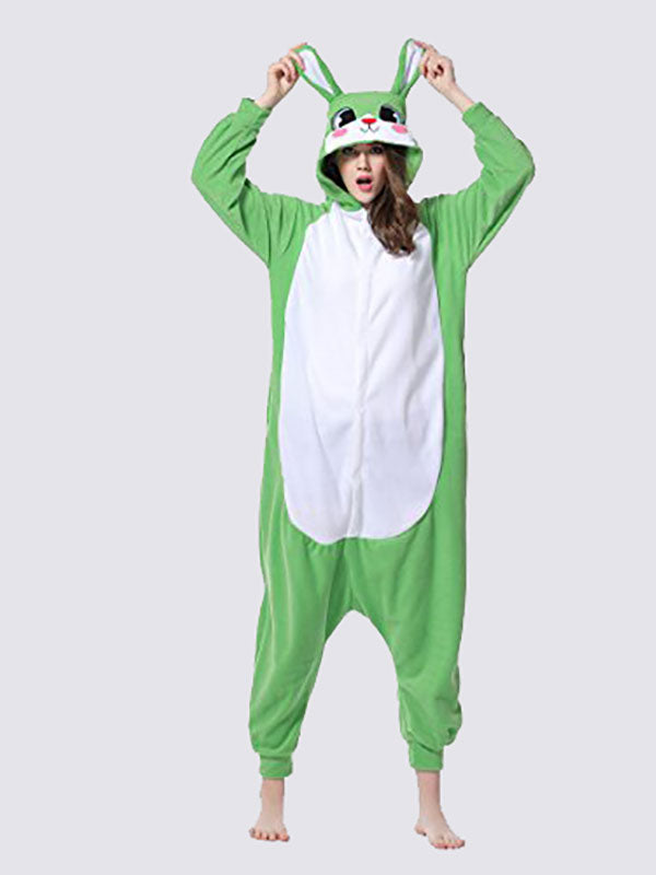 Combinaison Pyjama Pour Femme "Lapin Vert"