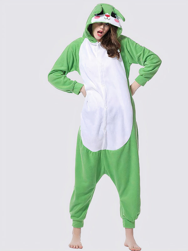 Combinaison Pyjama Pour Femme "Lapin Vert"