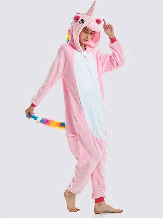 Combinaison Pyjama Pour Femme "Licorne Rose"