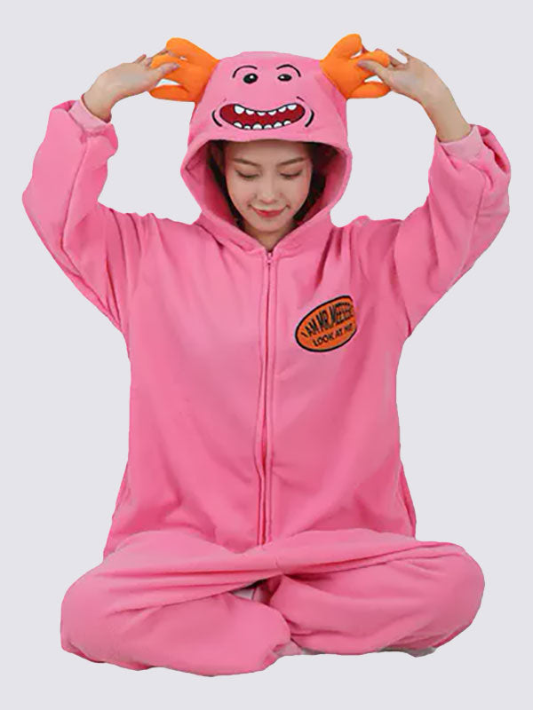 Combinaison Pyjama Pour Femme "Mme Meeseeks Rose"