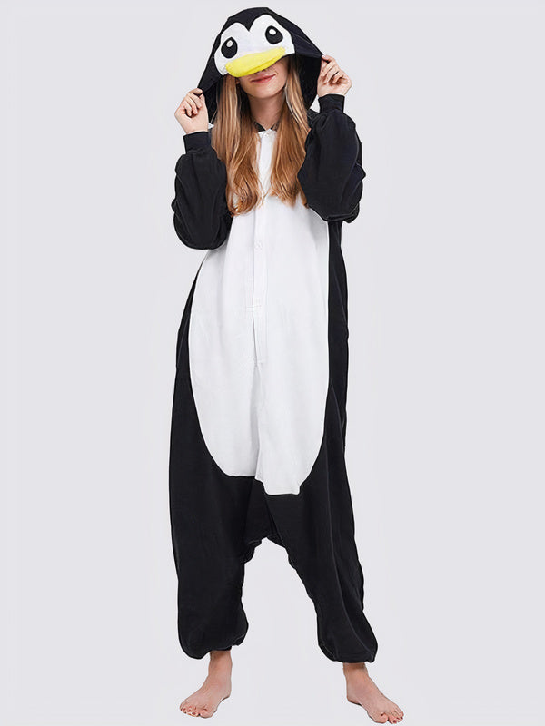 Combinaison Pyjama Pour Femme "Penguin Noir"