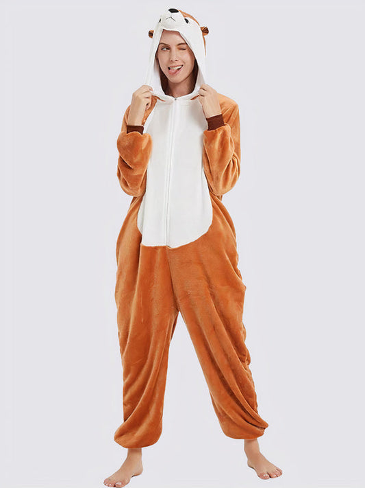 Combinaison Pyjama Pour Femme "Renard Câlin"