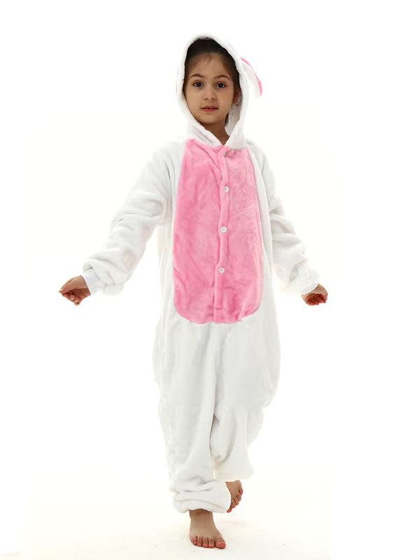 Combinaison Pyjama Pour Fille "Lapin Rose"