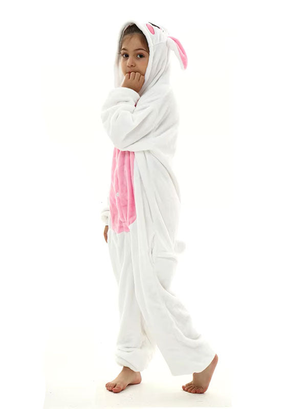 Combinaison Pyjama Pour Fille "Lapin Rose"