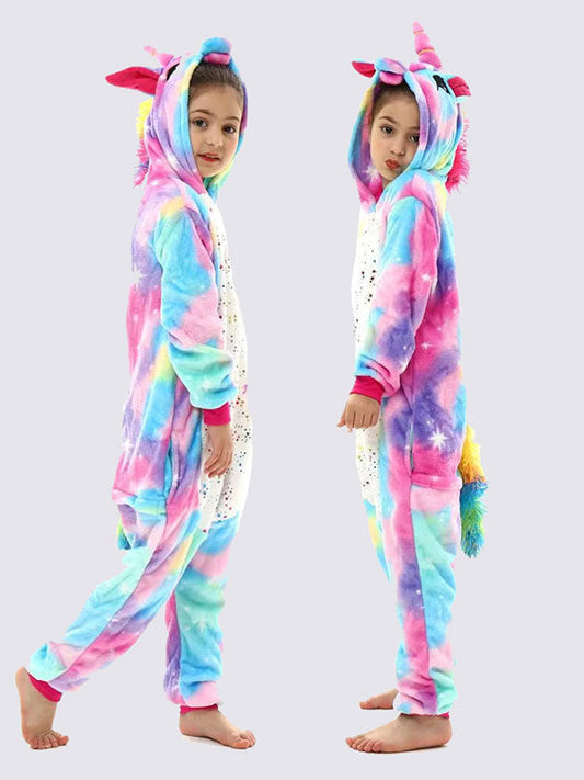 Combinaison Pyjama Pour Fille "Licorne Féerique"