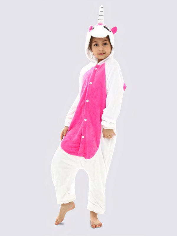 Combinaison Pyjama Pour Fille "Licorne Rose"