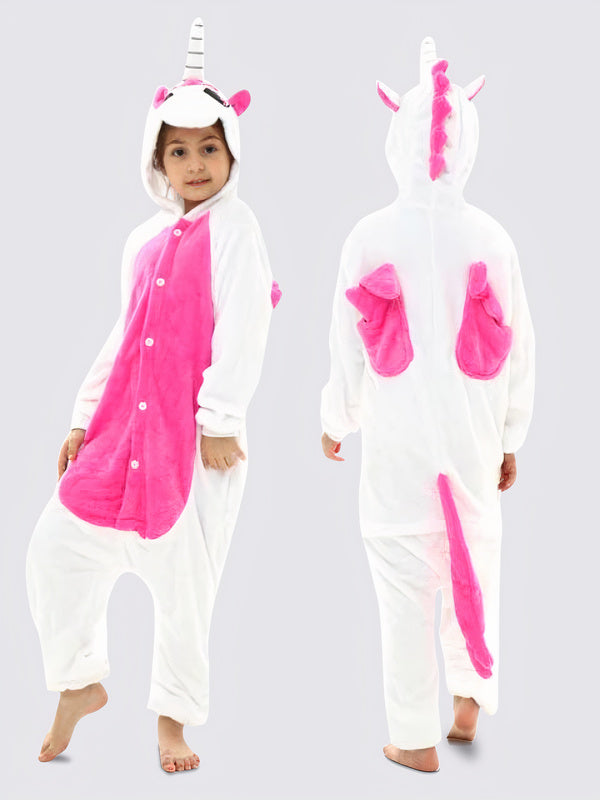 Combinaison Pyjama Pour Fille "Licorne Rose"