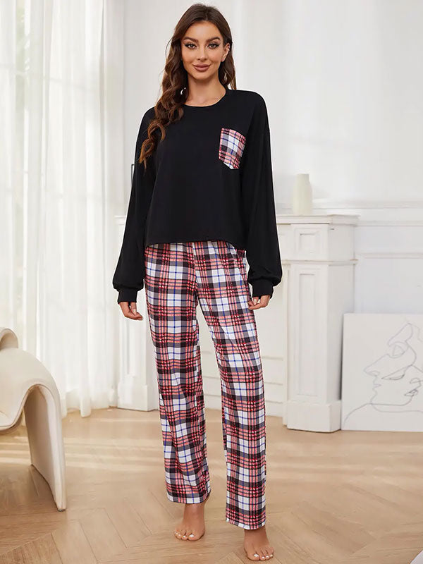 Pantalon Pyjama à Carreaux Pour Femme "Caresse Nocturne"