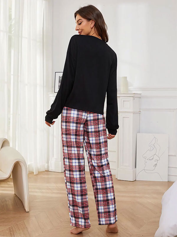 Pantalon Pyjama à Carreaux Pour Femme "Caresse Nocturne"