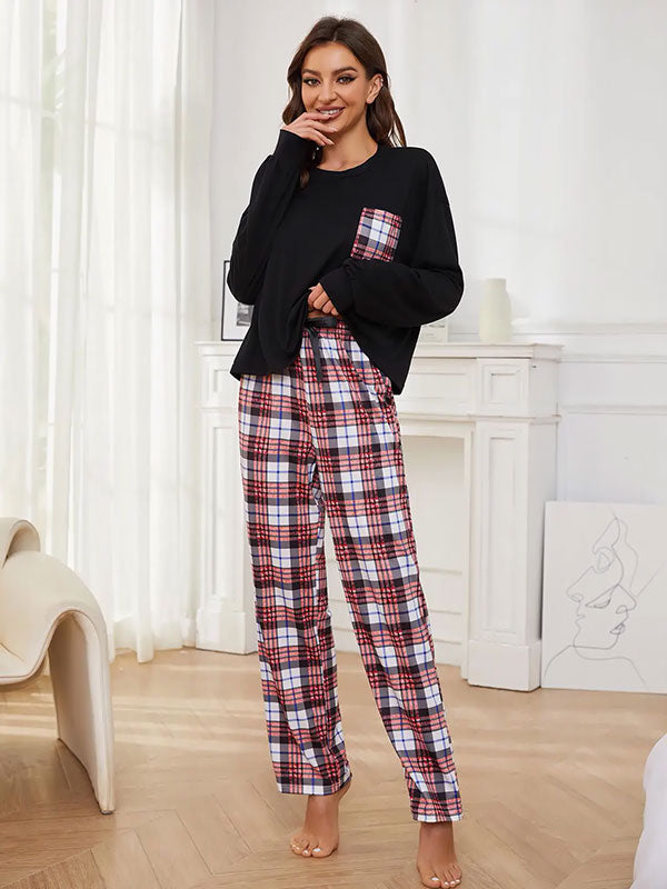 Pantalon Pyjama à Carreaux Pour Femme "Caresse Nocturne"