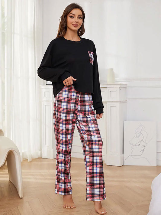 Pantalon Pyjama à Carreaux Pour Femme "Caresse Nocturne"