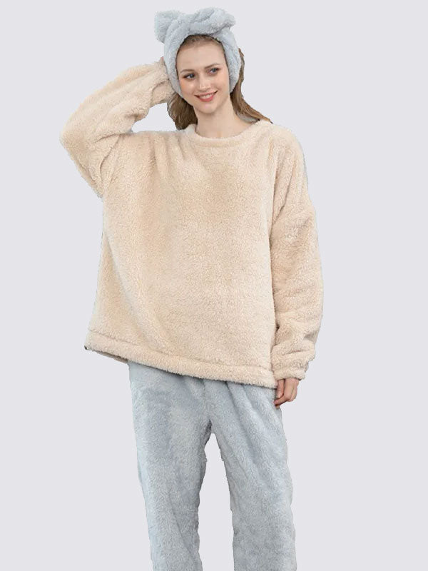 Pyjama Pour Femme Chaud Polaire "Flocon de Douceur"