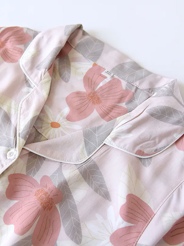 Pyjama Pour Femme Jolie "Fleur de Soleil Rose"