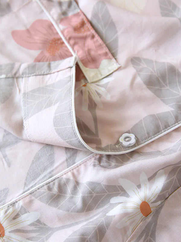 Pyjama Pour Femme Jolie "Fleur de Soleil Rose"