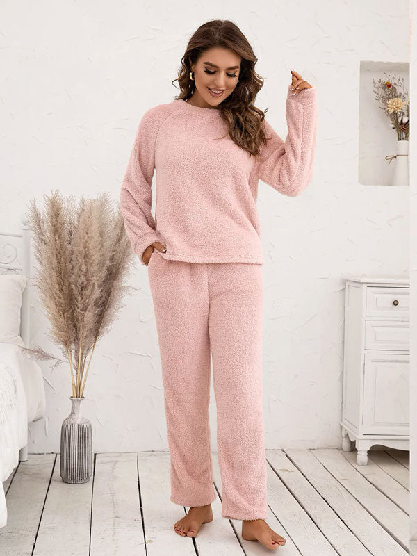 Pyjama Moumoute Pour Femme Rose "Eden Polaire"