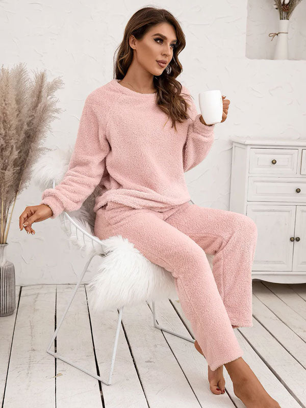 Pyjama Moumoute Pour Femme Rose "Eden Polaire"