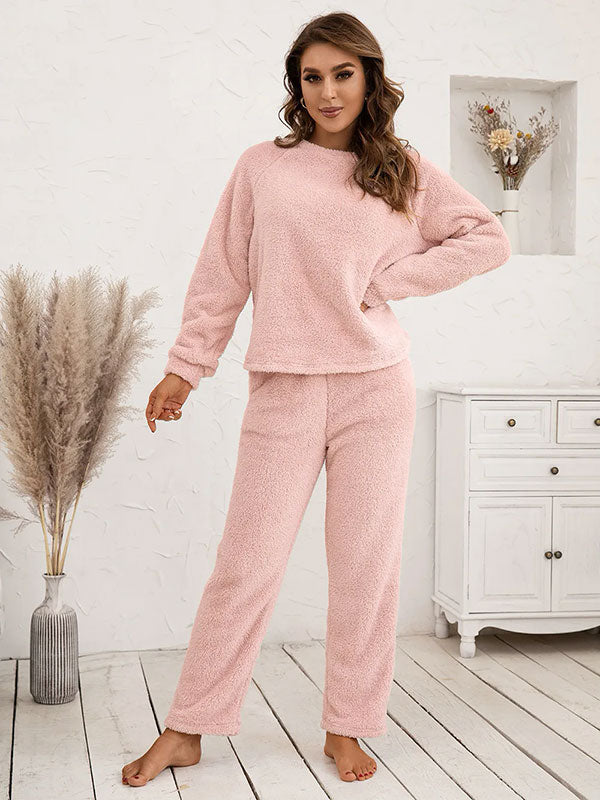 Pyjama Moumoute Pour Femme Rose "Eden Polaire"