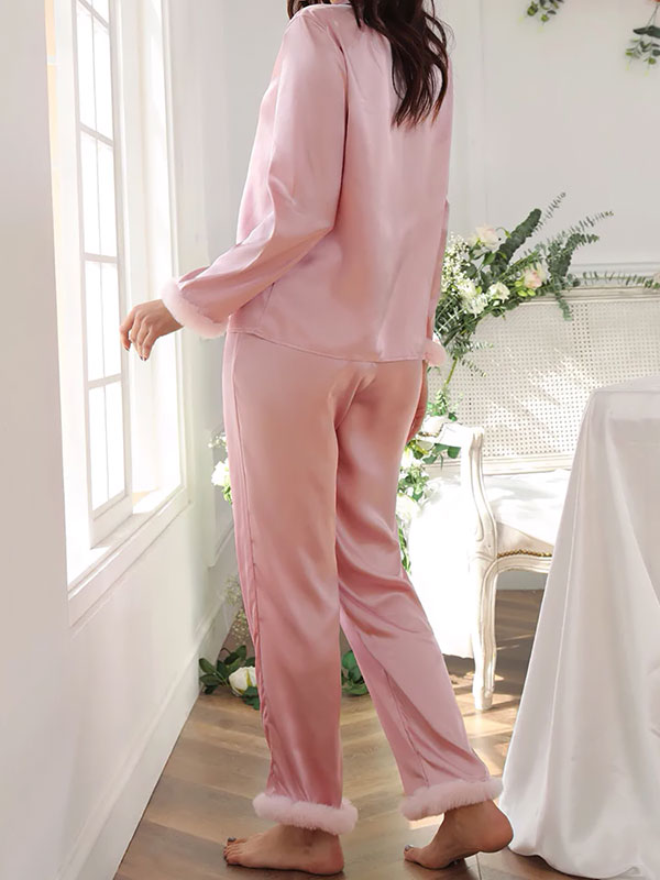 Pyjama Rose Pour Femme "Rosée Éclatante"