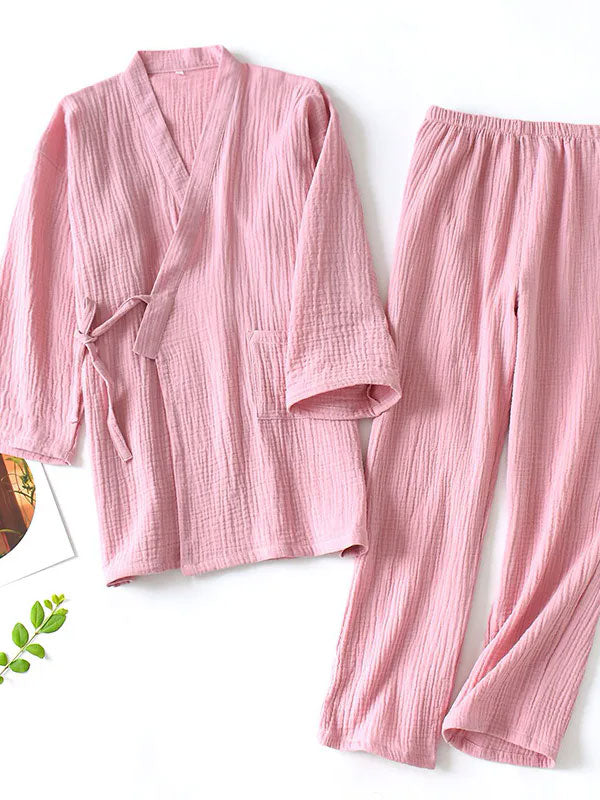 Pyjama Avec Veste Rose Pour Femme "Rêverie de Perle"