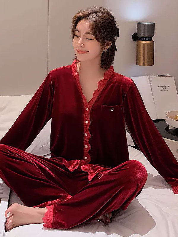 Pyjama Pour Femme en Velours "Voile de Velours"