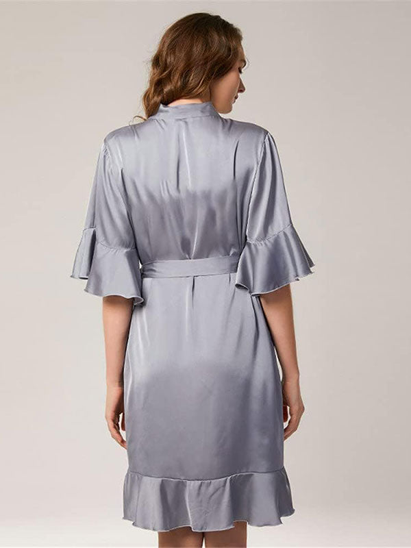 Robe de Chambre en Satin pour Femme Légère "Chaleur de Satin"