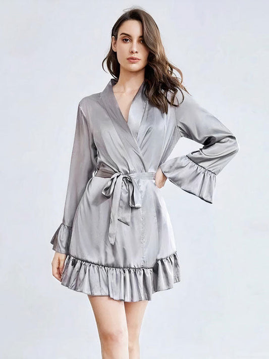 Robe de Chambre en Satin pour Femme Légère "Chaleur de Satin"