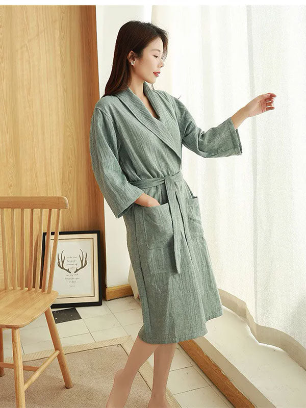 Robe de Chambre D'été Pour Femme "Sérénité Matinale"